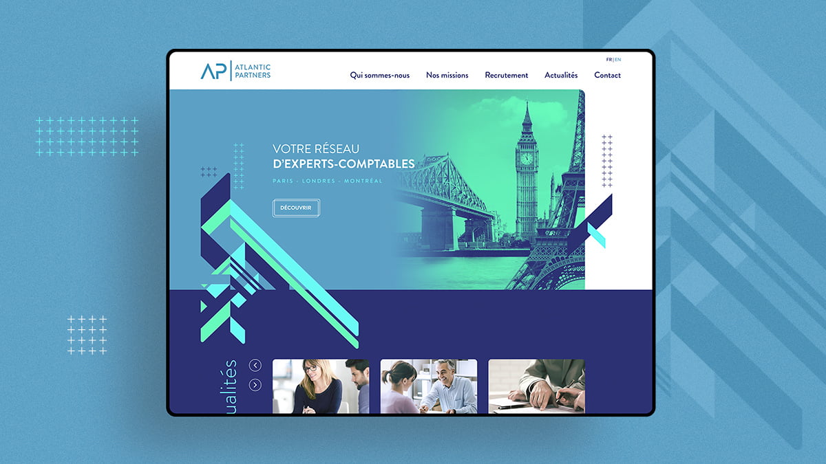 Atlantic Partners, Experts-Comptables - Création du site internet