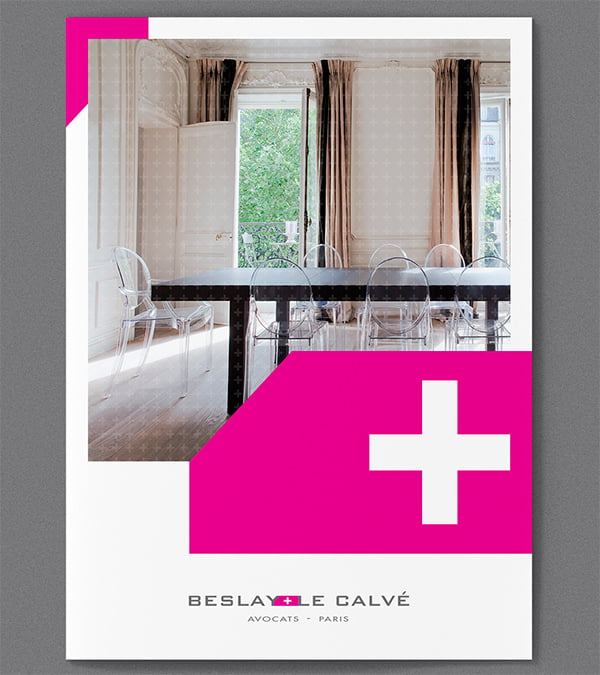 Beslay + Le Calvé avocats - Création du logotype et de la charte graphique