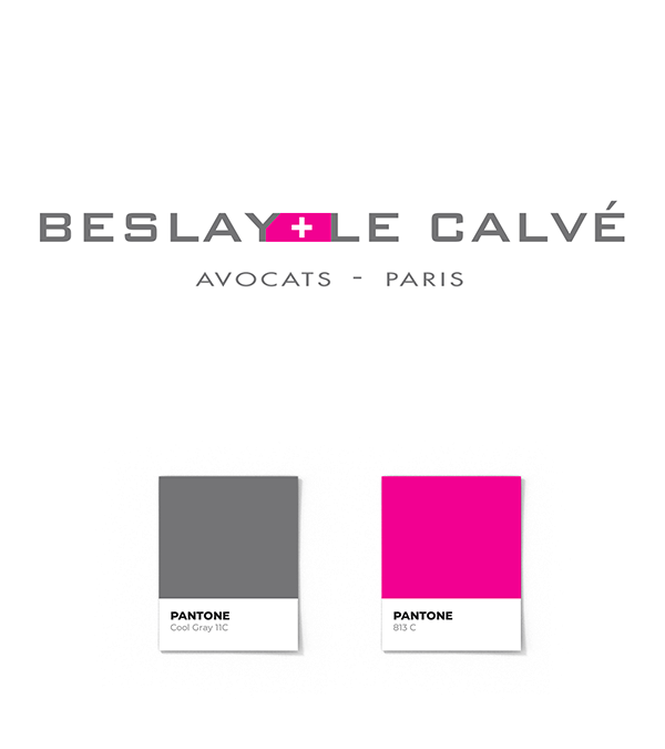 Beslay + Le Calvé avocats - Création du logotype et de la charte graphique