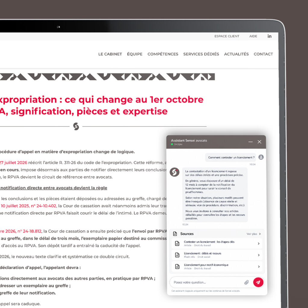 Legaliss Services : Création d'un agent IA pour mettre en valeur vos contenus