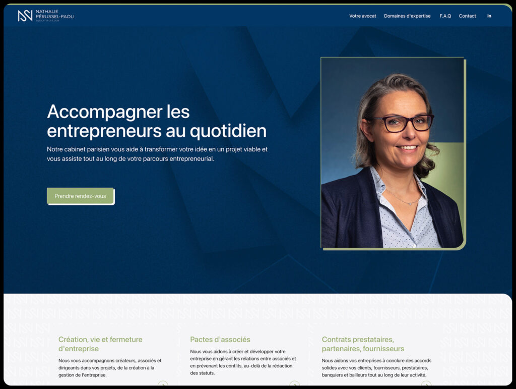 Pérussel-Paoli avocat nous a fait confiance pour lancer son cabinet parisien